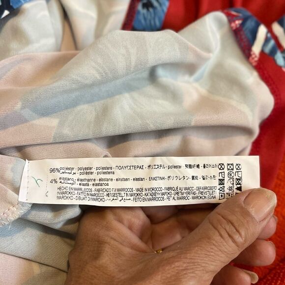 Zara Floral Buttons Down Long Sleeves Self Tie Midi Dress.Size S - Picture 14 of 16